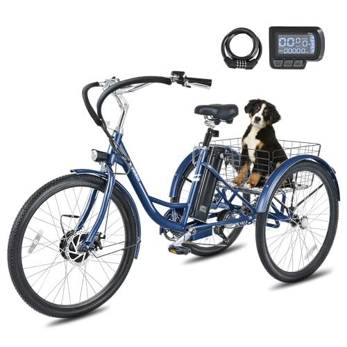 24 & 26 inch 350W 7 Speed Electric Tricycle Z865