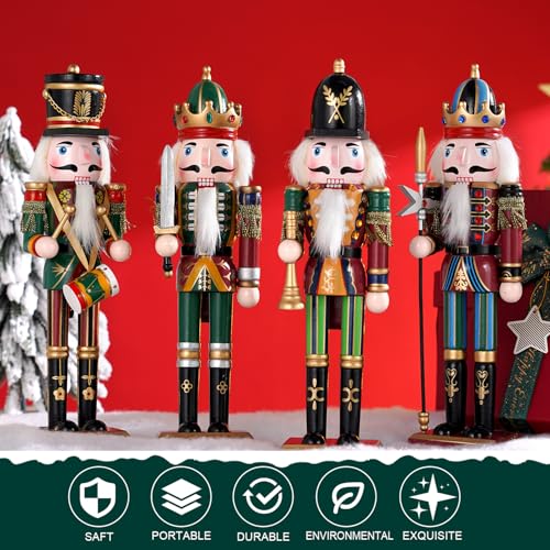 12 inch Wooden Nutcracker Ornament L23106