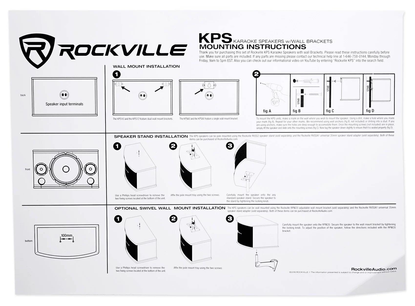12" 3-Way 1600w Karaoke Speakers with Amplifier and Wireless Mics A152