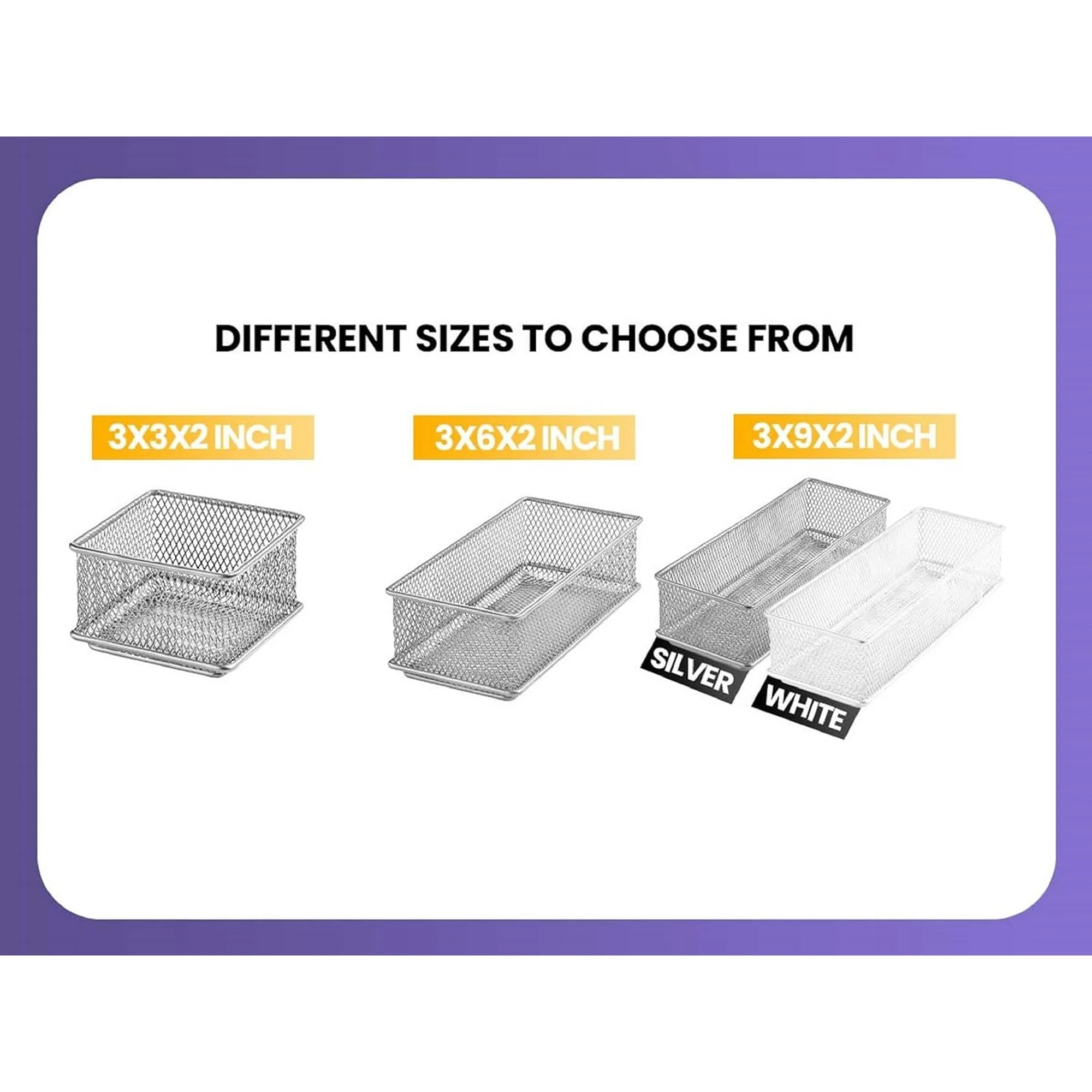 Mesh Desk Drawer Organizer Tray G9009