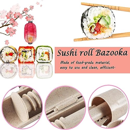 Sushi Maker with Sushi Bazooka Food Grade Plastic Sushi Roller Mold V29231