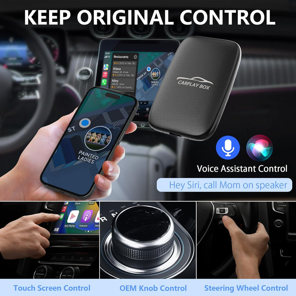 Wireless Carplay Adaptor Android Auto Dongle S2144