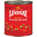 6 Packs Spanish Green Sliced Olives No Pimiento, 10 Can Q508