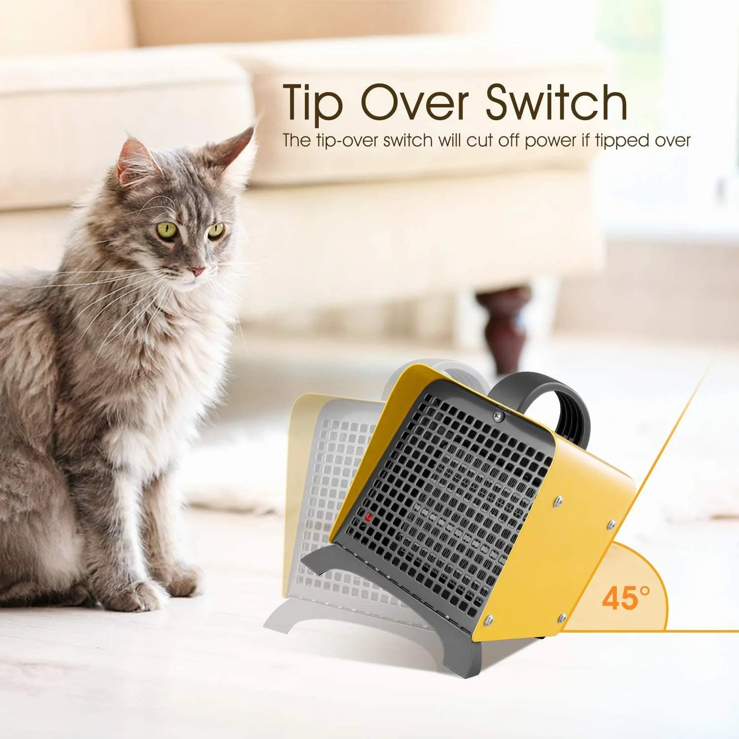 1500W Ceramic Portable Space Heater D306