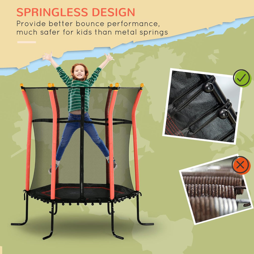 Toddler Trampoline With Safety Enclosure G9304
