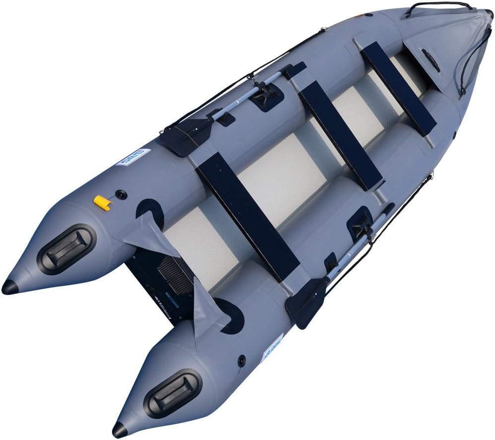 14.1ft Inflatable Boat Kayak Canoe Fishing A625