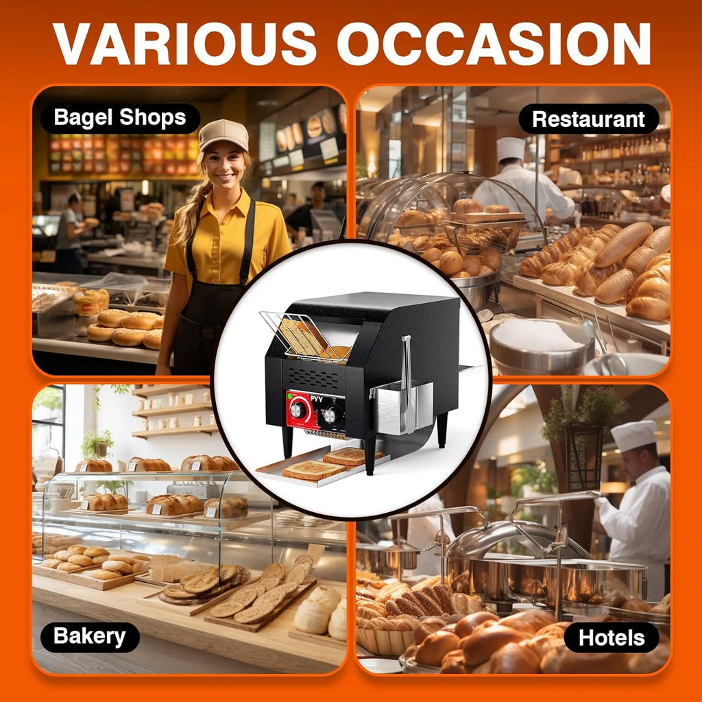 Commercial Conveyor Toaster Electric Stainless Heavy Duty A65784