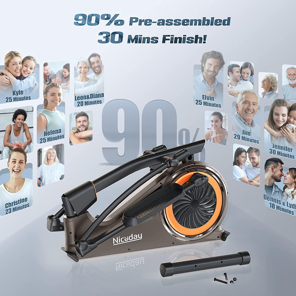 16 Resistance Levels Elliptical Machine and Recumbent Exercise Bike L306100