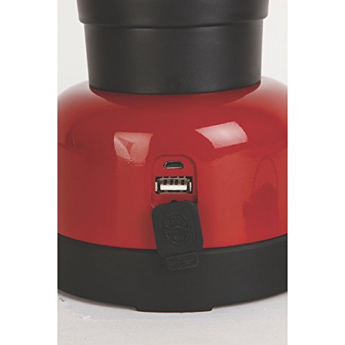 Coleman Classic Rechargeable 400 Lumens LED Lantern, Water-Resistant Lantern with USB Charging Port and Carry Handle D1128