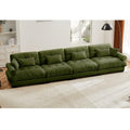130" Modular Sectional Sofa with Movable Ottoman Q88443