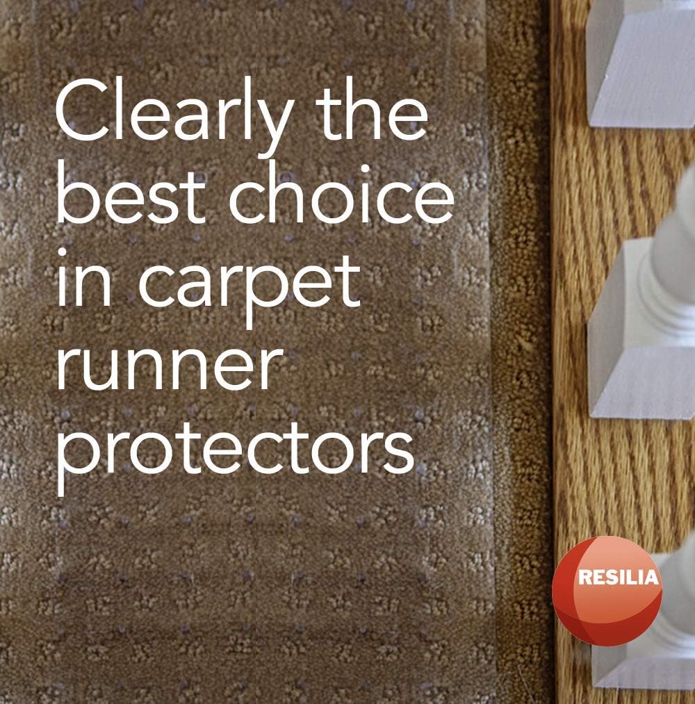 Clear Vinyl Plastic Floor Runner Protector 27 Inches Wide x 12 Feet Long Y3878