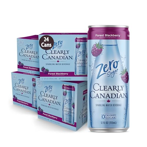 Clearly Canadian Mountain Blackberry Sparkling Water, 24-Pack P269