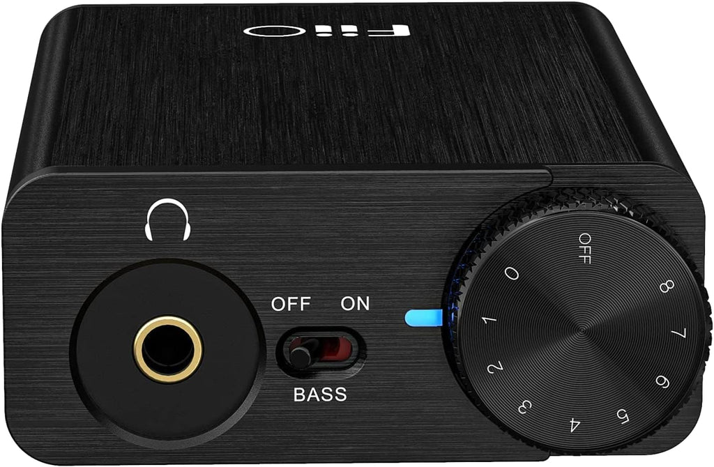 Black USB Headphone Amplifier DAC with 3.5mm Audio Cable 6 Ft I942942