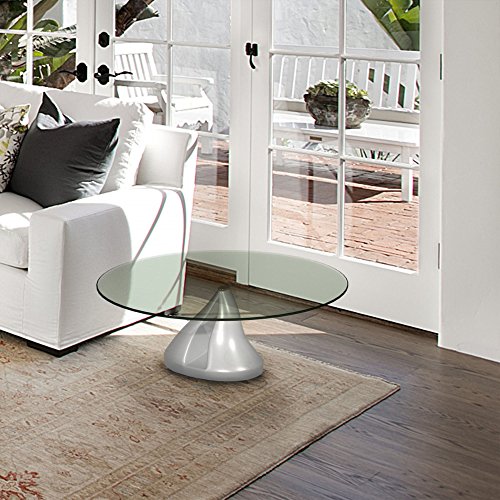 39" Round Glass Table Top 1/2" Thick Tempered Beveled Edge Q645