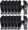 Seamless Knit Nylon/Lycra Glove with Nitrile Coated Micro-Foam Grip, Small I74435