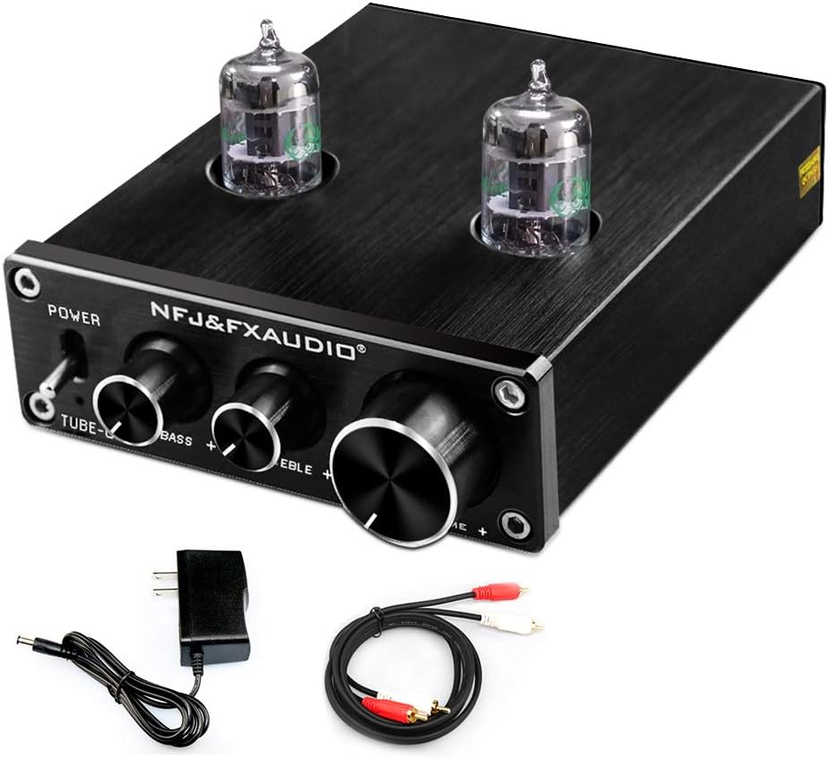 Black Tube Preamplifier with Bass and Treble Control E57141