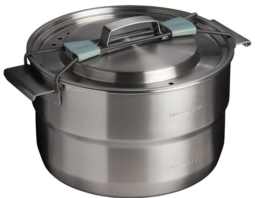 26-Piece Camp Kitchen Cook Set with 4 qt Pot, 8in Fry Pan, Plates, Bowls, Utensils M704797