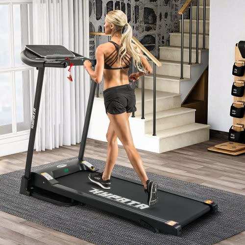 Folding Electric Treadmill with Incline and LED Display E94482