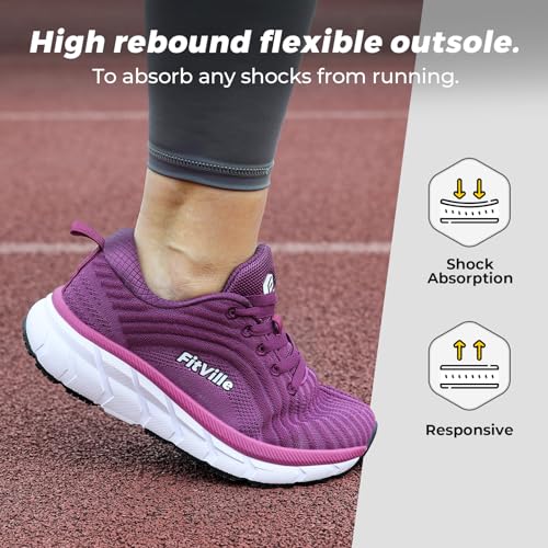 Wide Toe Box Breathable Lightweight Extra Wide Running Shoes with Cushioned D7585