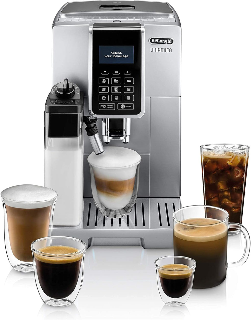 Silver Fully Automatic Espresso Machine O767812