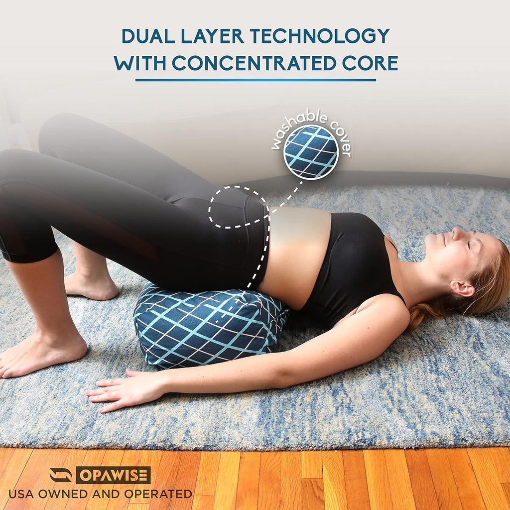 Rectangular Yoga Bolster with Washable Cover Y6927