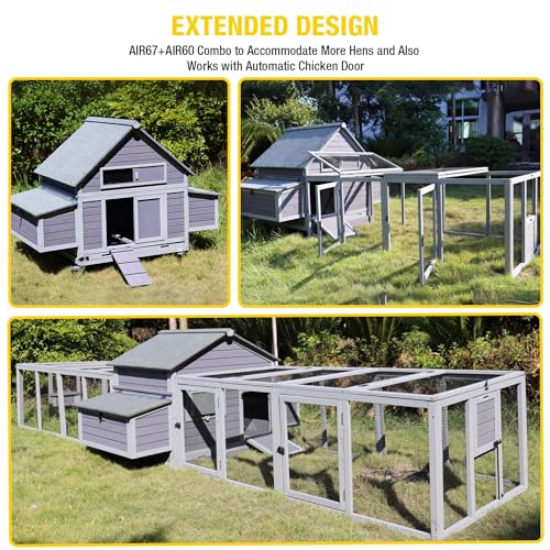 Large Hen House with Nesting Boxes Poultry Cage R684561