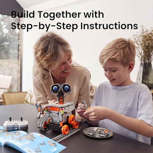 Blue 5in1 Robot Building Kit with 488 Pieces G4909