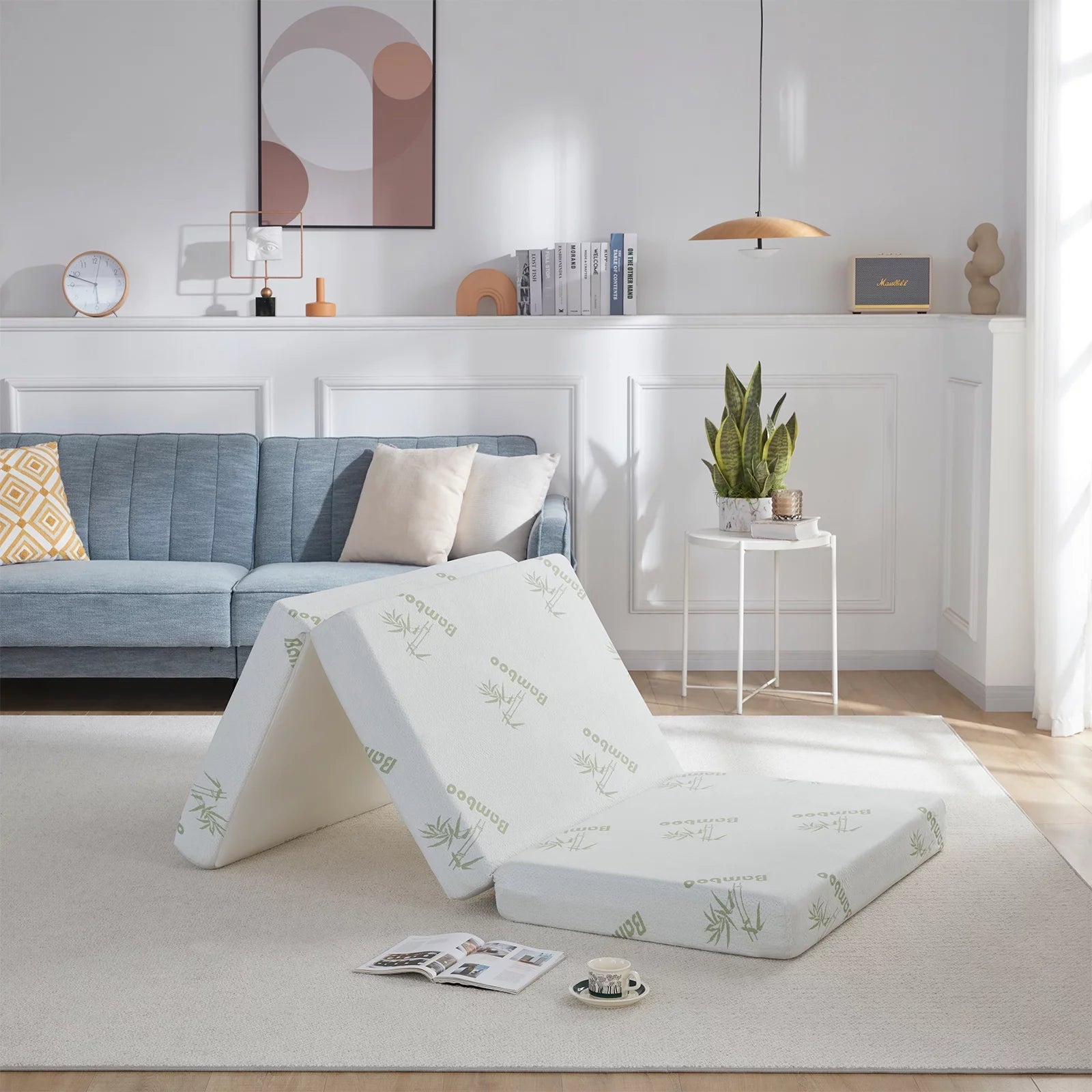 Twin Memory Foam Folding Mattress with Storage Bag X1587