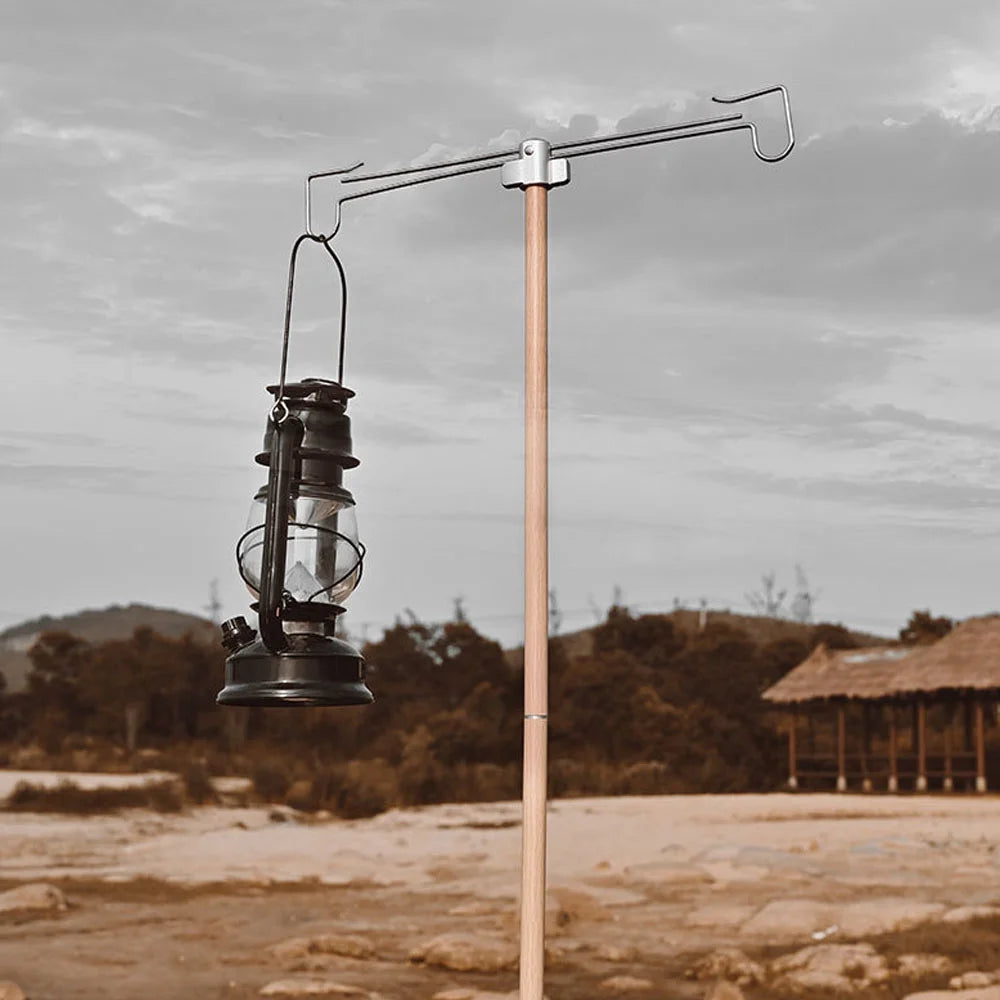 Portable Folding Aluminum Alloy Camping Lantern Stand J176