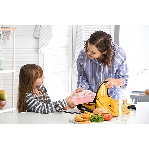 4 Pieces Collapsible Silicone Food Storage Containers with Airtight Lids H727