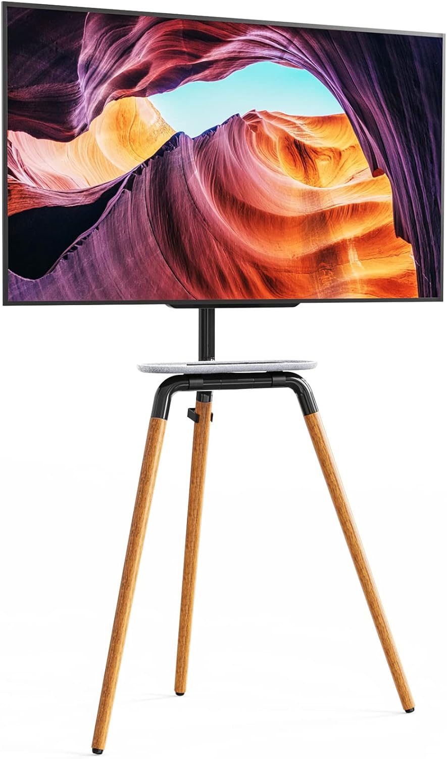 White Tripod TV Floor Stand for 45 to 65 Inch LED LCD Screen S35282
