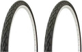 2 Tires 700 x 38c Black Bicycle Tires R831798