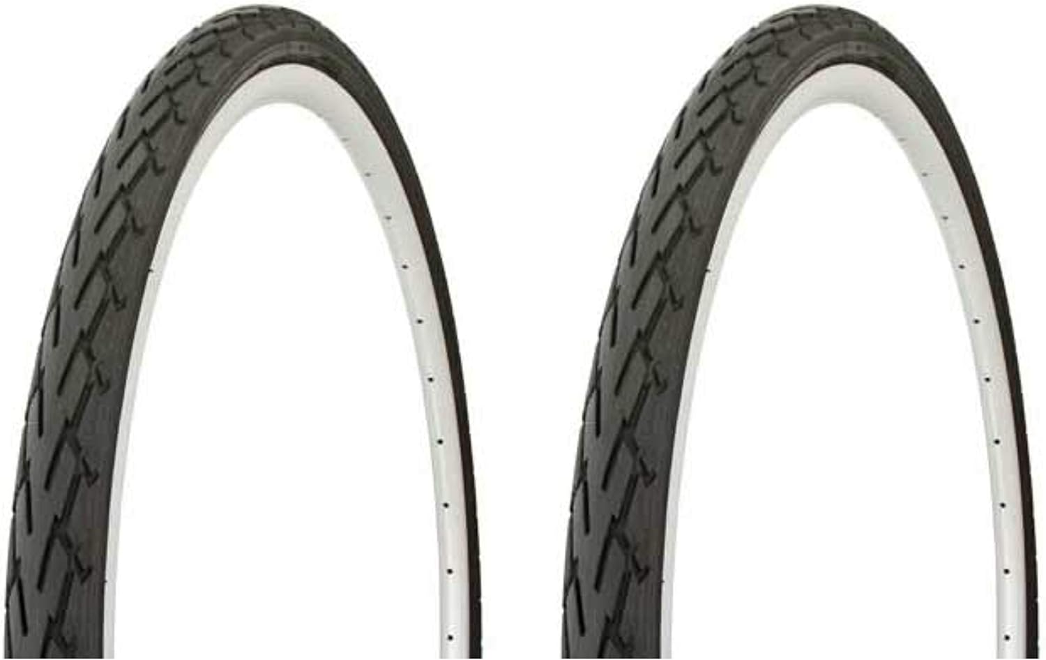 2 Tires 700 x 38c Black Bicycle Tires R831798