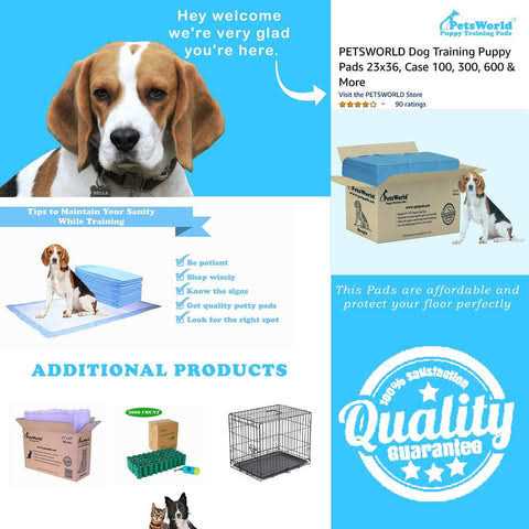 28x34 Heavy Absorbent Dog Puppy Training Pads E6710