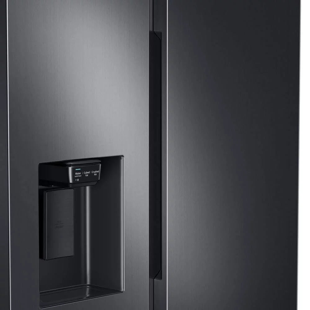 Black Stainless Steel Side-by-Side Refrigerator Q38049
