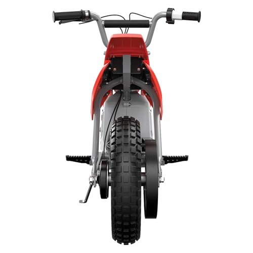 Red Kids Electric Motocross Bike, 14 Mph, 60 Min Runtime T86946