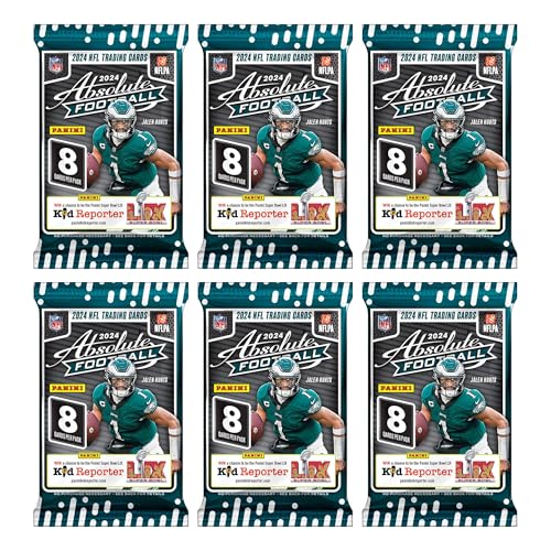 2024 Panini Absolute Football NFL Trading Cards Blaster Box P19005