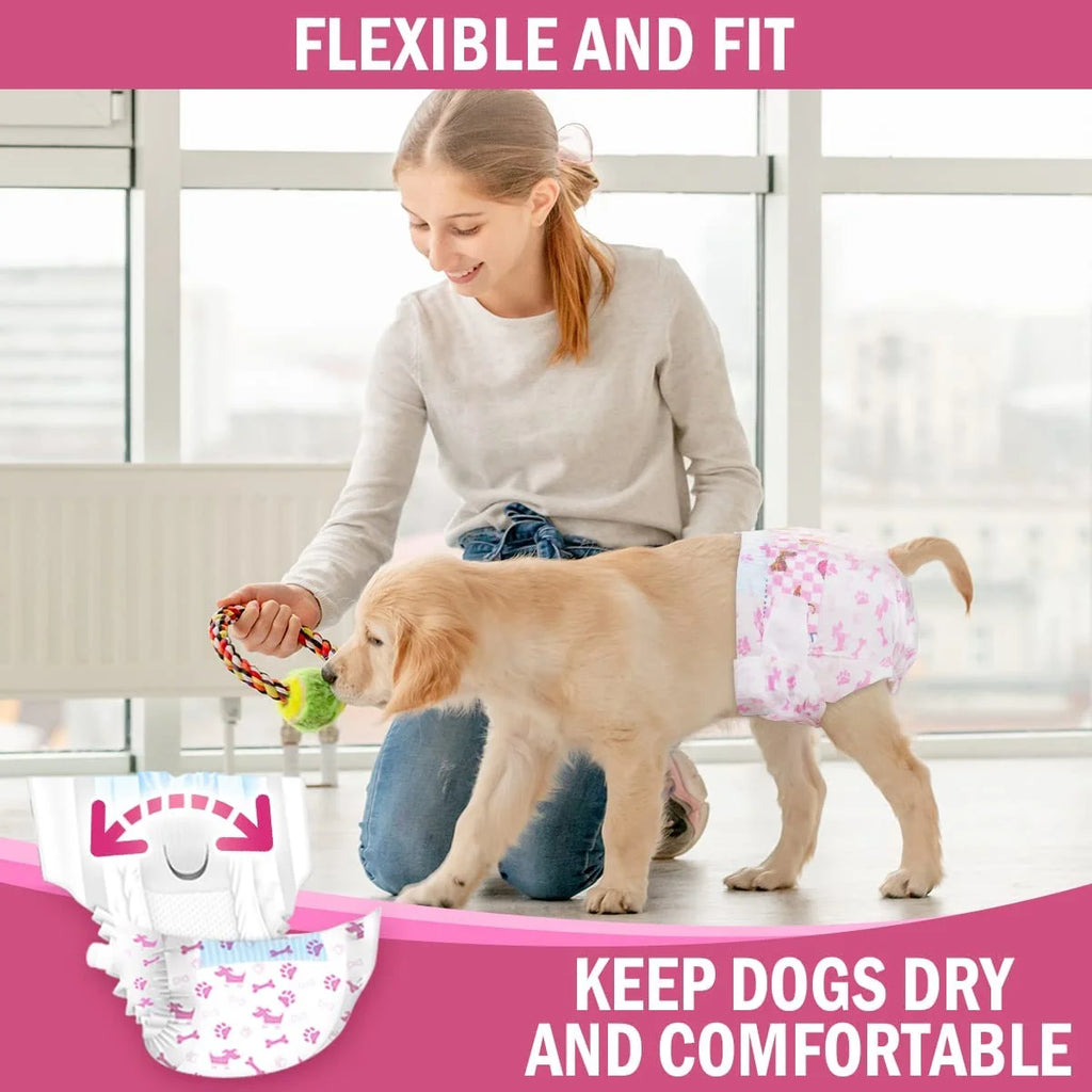 20pcs Super Absorbent Disposable Puppy Diapers D591183