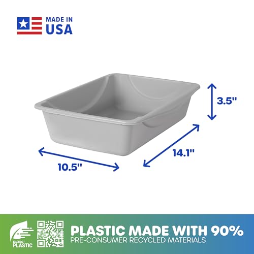 High Capacity Open Cat Litter Box L971881