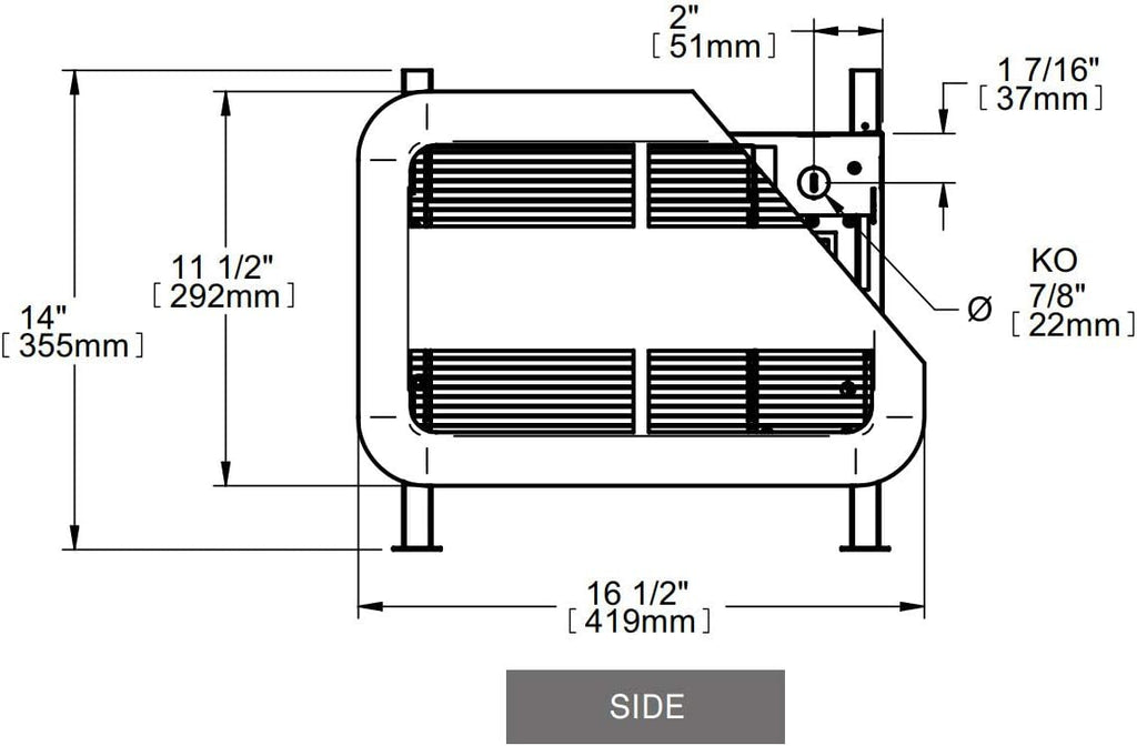 Ceiling Heater 1500W 120V P4621