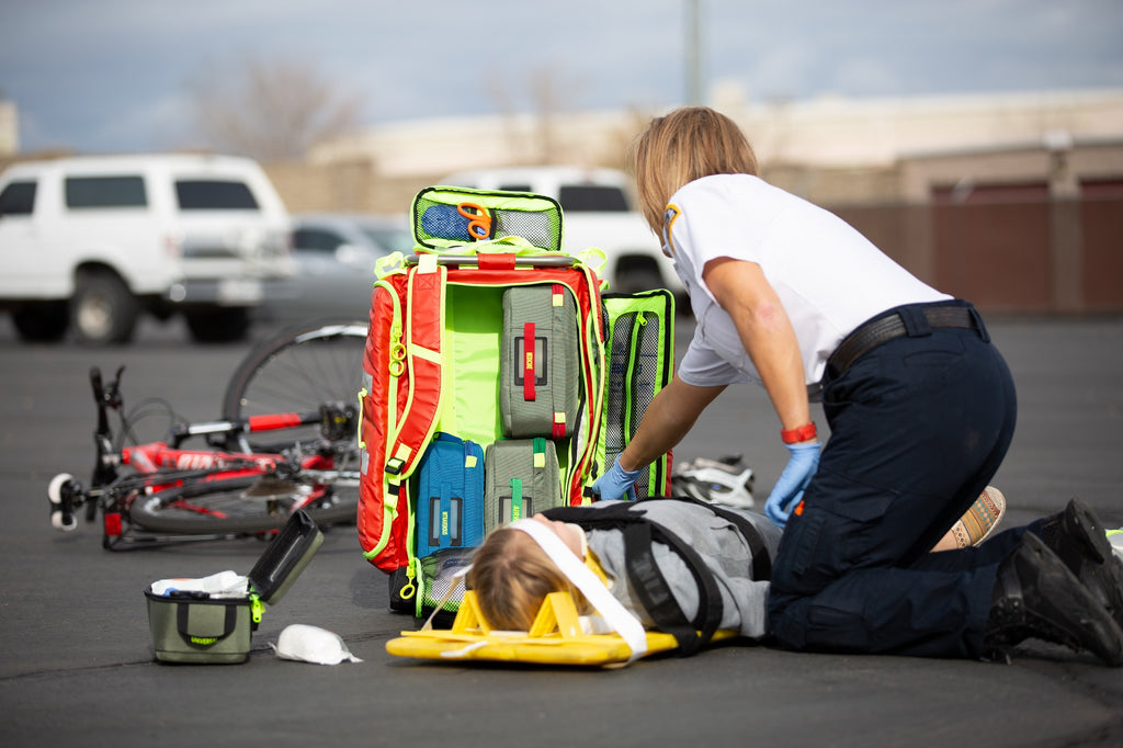 Red EMS Backpack D4760