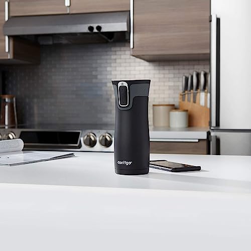 16oz Stainless Steel Vacuum Travel Mug 2-Pack with Spill-Proof Lid M210385