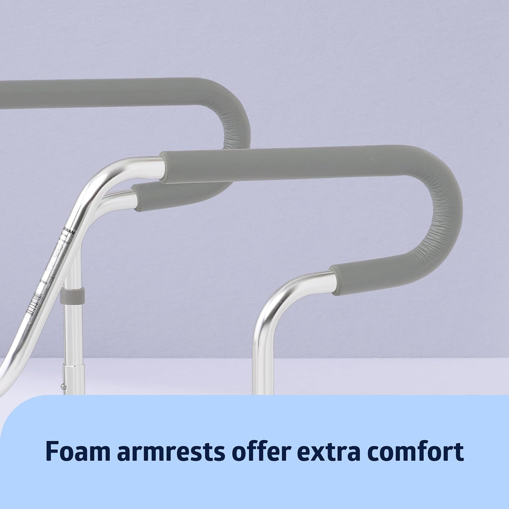 Height Adjustable Toilet Safety Rail with Armrests, 300 LB. Weight Capacity K9170