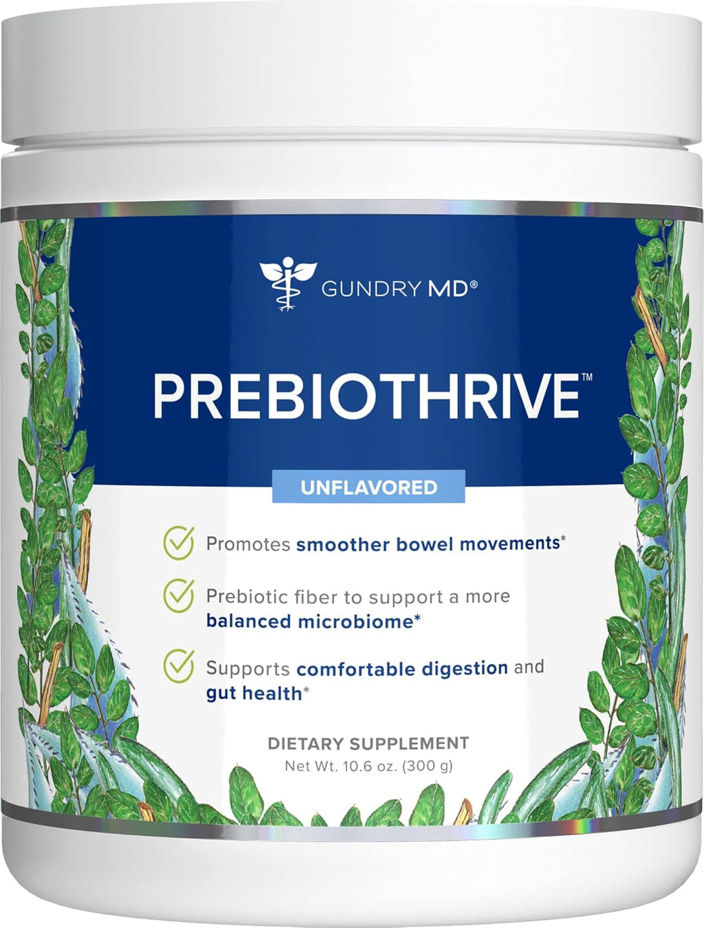 Unflavored Prebiotic Supplement Powder, 30 Servings A830019