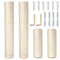 4 Pack Cat Scratching Post Replacement 15.7" 7.9 Natural Sisal Rope Scratcher Posts Refill N8816