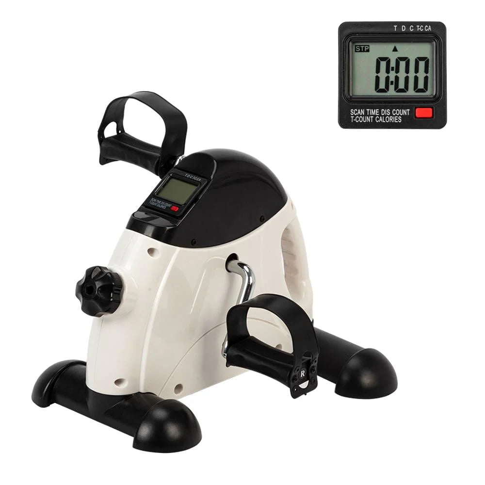 White Portable Mini Cycle Pedal Exerciser M1427