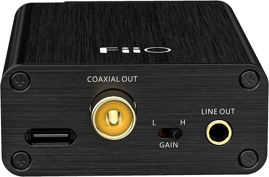 Black USB Headphone Amplifier DAC with 3.5mm Audio Cable 6 Ft I942942