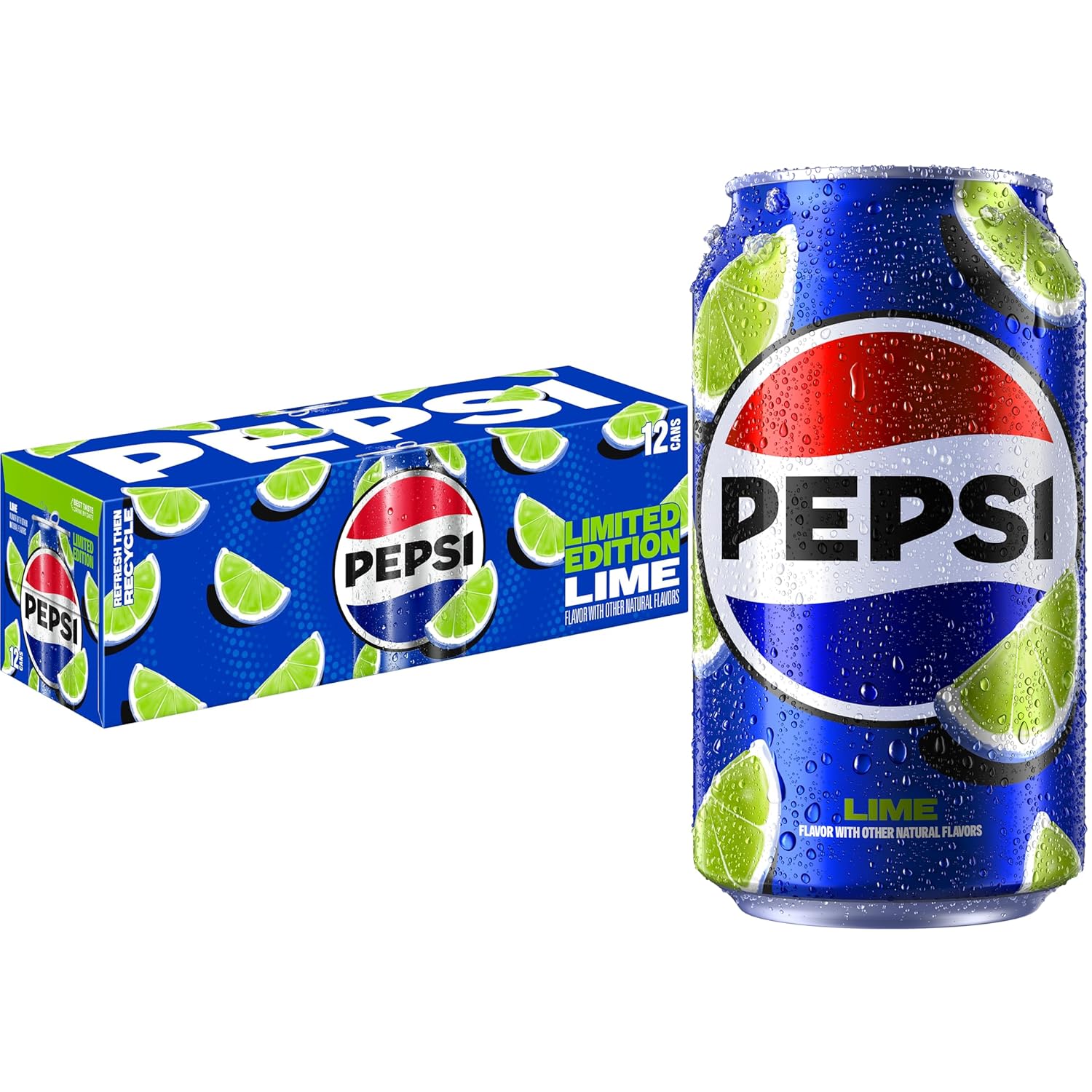 Lime 12 fl oz Cans 12 Pack Soda Pop L427195