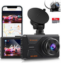 4K+1080P WiFi GPS Dash Camera with 64G SD Card F61631