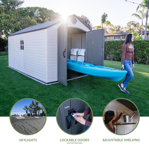 8 x 15 Foot Outdoor Storage Shed T91527